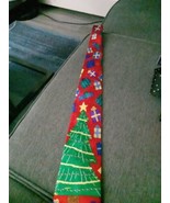 Christmas Tree And Presents Mens Tie - $334.05 MXN