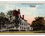 Forest Hill John D Rockefeller Residence Cleveland Ohio OH UNP WB Postca... - $2.92