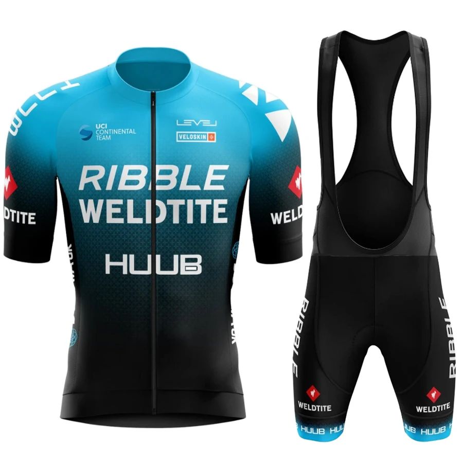 HUUB  Team Cycling Jersey+Bib shorts Set 2023 Mens Mountain Bicycle Clothing Sho - £143.29 GBP