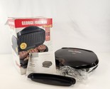 George Foreman Indoor Grill 3 Serving Limited Edition New Open Box GR12B - £26.42 GBP