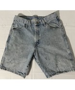 Y2K Rustler Relaxed Fit  Denim Jean Shorts Size 32 Blue Jean Shorts Jorts - $26.37 CAD