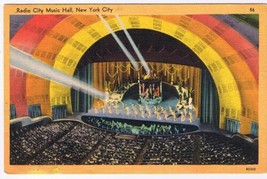 New York Postcard NYC Radio City Music Hall - £2.36 GBP