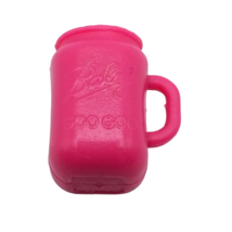 Barbie Dream House Pink Ball Jar Cup Retired CJR47 Mattel 2015 Replacement Piece - £5.74 GBP