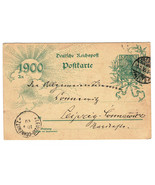 Postal History 1900 German Gov&#39;t VF Used Postal Card Deutsche Reichspost... - $3.69