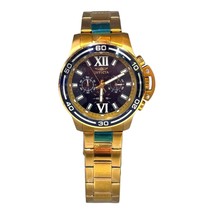 Invicta Specialty Chronograph Watch Gold Trinite Water Resis 100M Roman ... - $93.49