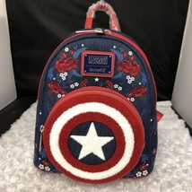 Loungefly Marvel Captain America 80th Anniversary Mini Backpack (no Wallet) - £63.58 GBP