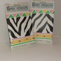 Set Of 2 Daisy Kingdom Wallpaper Border Prepasted Jolly Jungle Zebra Nursery Set - £7.06 GBP