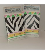 Set of 2 DAISY KINGDOM Wallpaper Border Prepasted Jolly Jungle ZEBRA Nur... - £7.12 GBP