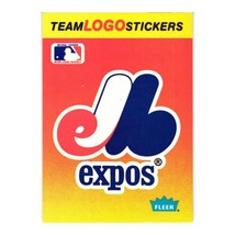 1991 Fleer #NNO Team Logo Stickers Baseball Collection Montreal Expos - £1.56 GBP