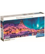 NEW Clementoni Jigsaw Puzzle Panorama 1000 Pieces 39870 Night of Lofoten... - $32.67 CAD