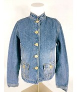 Ann Taylor LOFT Women&#39;s Jean Jacket Size 0 Denim Button Up Blue  - $33.95 CAD