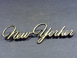 1971 72 73 74 75 76 77 78 Chrysler New Yorker Gold Emblem OEM 5 3/8&quot; - £57.53 GBP