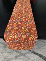 Flower power floral Table Runner ~ Table Topper 48”x8” - £3.84 GBP