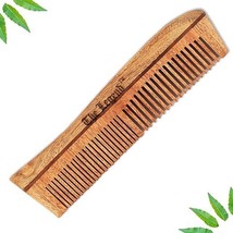 Pure Neem Wood Comb Designer, Brown - $10.10