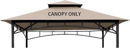 Outdoor Gazebo Tent Roof Top, Light Khaki, Coastshade 5 Ft. X 8 Ft.Top Only - £40.84 GBP
