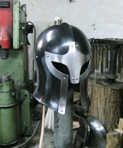 Medieval 18GA Steel Viking Helmet Knight Armor Fantasy helmet - £129.08 GBP