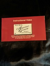 West Bend Automatic Bread &amp; Dough Maker Instruction Manual on VHS Video ... - $5.93
