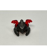 Lego Minifig Armor Headgear Helmet #24484 Black w/2 Trans-Red Snake Pattern - £12.51 GBP