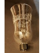 Home Interior Clear Glass Votive Candle Holder VTG Sleigh Ride Sconce Pe... - £10.04 GBP