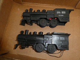 Lot of 2 Vintage S Scale American Flyer 21165 Locomotives Parts or TLC - £22.94 GBP