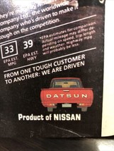 Vintage 1982 Datsun Trucks, King Cab Diesels product of Nissan print ad - $9.14