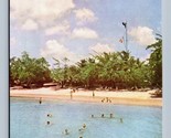 Yacht Club Beach Barbados West Indies BWI UNP Chrome Postcard N13 - £3.91 GBP