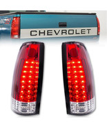 Red LED Tail Stop Turn Signal Light Lamp Lens Pair for 1988-98 Chevy GMC... - £167.33 GBP
