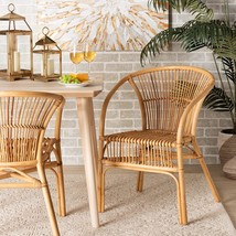 Baxton Studio Murai Dining Chair, Standard, Natural - £186.20 GBP