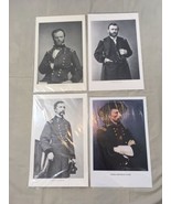 4 Union Army Civil War Generals Grant Sherman Chamberlain Custer Prints - £22.94 GBP