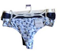 3 Pair Tranquil &amp; True Women&#39;s XL Thong Lace Briefs Panties Underwear Bl... - $12.19