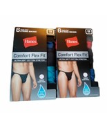 Hanes men Tagless String Bikinis Comfort Flex Fit 6 pair lot x 2 Package... - £70.43 GBP