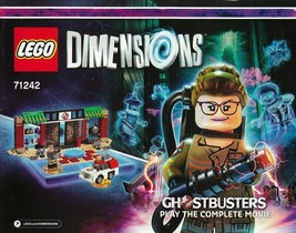 Instruction Book Only For Lego Dimensions New Ghostbusters 71242 - £5.11 GBP