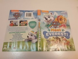 Nickelodeon Paw Patrol Meet Everest ! Dvd Artwork Only No Disc - $0.98