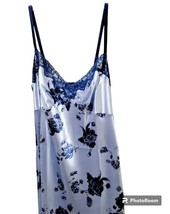 Jones New York Intimates Etched Floral Silky Nightgown Lace trim new w/tags - £55.14 GBP