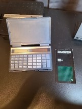 Vintage Texas Instruments TI-35 GALAXY Solar Calculator w/ Guide Brook &amp; Case - £9.23 GBP