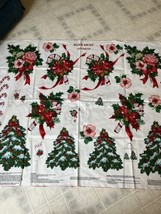 Vip Cranston Christmas Star Dust Applique Sewing Kit Panel Candy Cane Pointsetta - $22.25