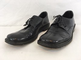 Mezlan Mens 9 M Black Leather Split Toe Oxford Shoes - $38.61