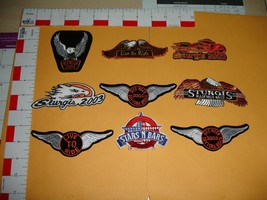 Biker  motorcycle patch collection ...live to ride, 9 patches in the set - £13.15 GBP