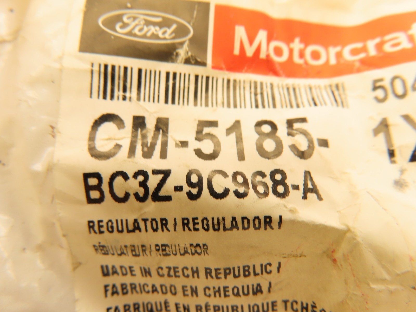 Ford BC3Z-9C968-A Fuel Pressure Regulator CM-5185 Factory Sealed Item image 5