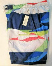 Sonoma Mens Swimming Swim Trunks Board Shorts Multicolor Size Large NWT - £11.19 GBP