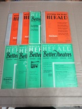 Vintage Motion Picture Herald Better Theatres Magazine Lot of 8 Magazines   G7 - £284.09 GBP