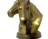 Horse heads Statue Brass 362981 - $99.00