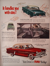 1952 LIFE Ad Advertisement Test Drive a FORD today! - $10.80