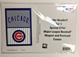 MLB Chicago CUBS Postcard and Fridge Magnet Combo NEW 2006 Baseball Souvenir - $4.99