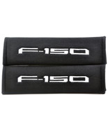 2 pieces (1 PAIR) Ford F-150 Embroidery Seat Belt Cover Pads (White on B... - €15,46 EUR