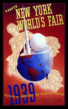 Art Decor Poster.NEW YORK 1939 World Fair.Travel ad for Agency house decor.40i - £13.29 GBP+