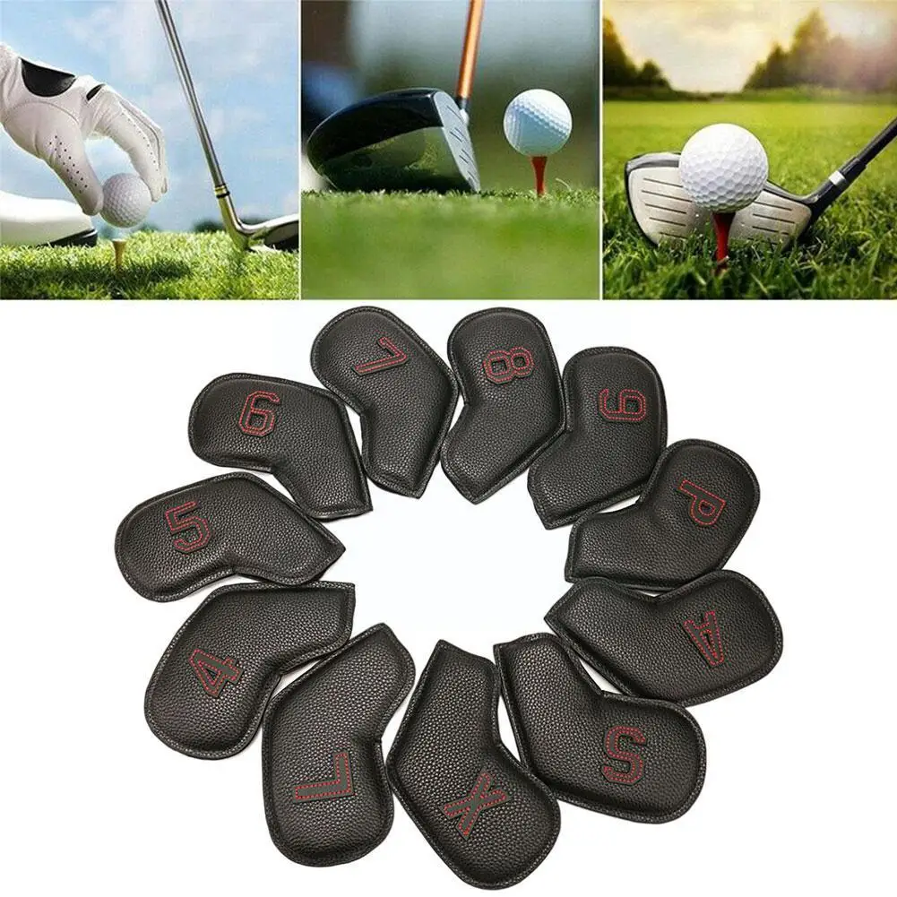 Sporting Golf Iron Cover Golf Club Cover Double-sided Digital Protective Edging  - £19.34 GBP