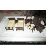 Vintage Renwal 8 piece Bedroom Dollhouse Furniture - $19.75