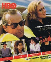 ORIGINAL Vintage July 1986 HBO Magazine Prizzi&#39;s Honor Jack Nicholson Mask - £15.78 GBP