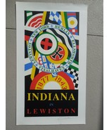 Robert Indiana &quot;Indiana In Lewiston&quot;  1991 Silkscreen Hand Signed Ed. of... - £1,718.93 GBP